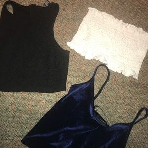 3 crop top bundle